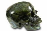 Realistic, Shimmering Labradorite Skull - Madagascar #378719-7